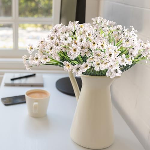 24 Bundle Artificial Flowers for Home Garden Decor