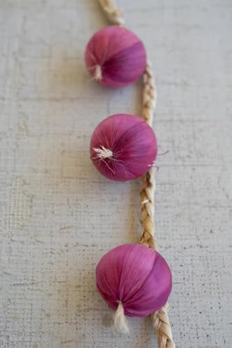 First of a Kind Artificial Purple Onion Strings Decor