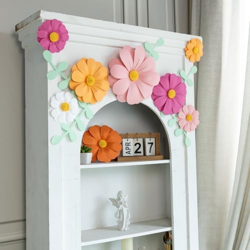 Homarkable 3D Paper Flowers Wall Decor Set