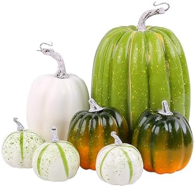 Keebgyy Artificial Pumpkin Ornament Set