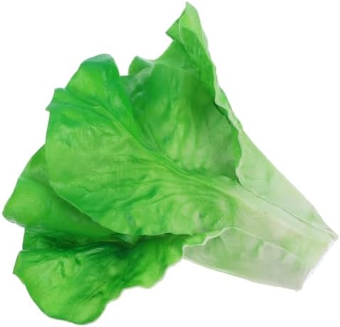 Artificial Lettuce Leaves Realistic Salad Decor Prop