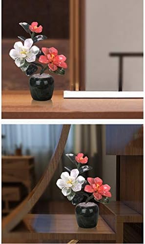 Artificial Peony Bonsai Tree Indoor Decoration