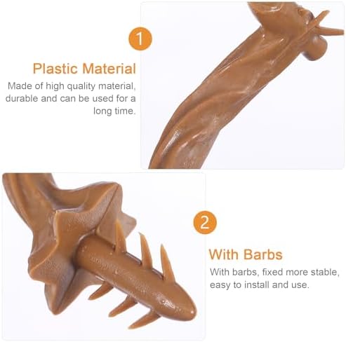 Jojofuny Artificial Foam Pumpkin Stems 24 Pack