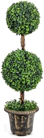 Safeplus 3ft Artificial Boxwood Topiary Tree
