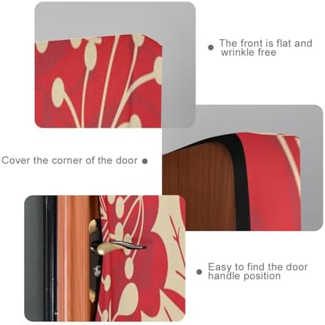 Susiyo Holly Leaves Berries Halloween Door Cover