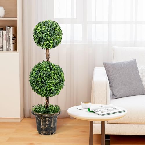 Safeplus 3ft Artificial Boxwood Topiary Tree