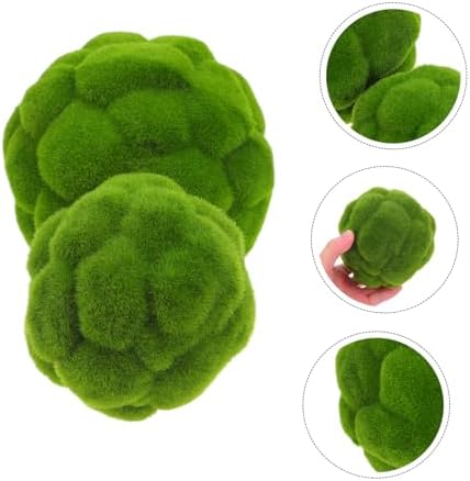 Cabilock 2Pcs Artificial Topiary Balls for Decor Centerpieces