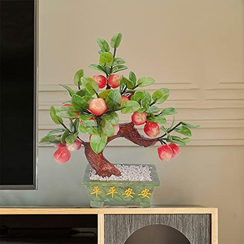 Artificial Jade Bonsai Tree for Home Office Decor