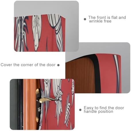 Susiyo Chinese Dragons Red Halloween Door Cover