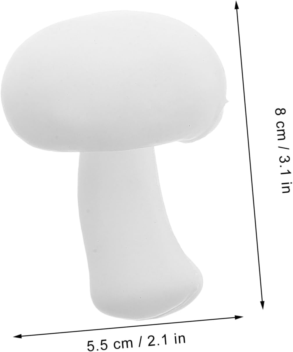 PRETYZOOM Realistic Mushroom Figurines for Kitchen Decor