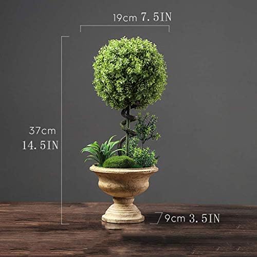 Artificial Bonsai Tree with Decorative Pot for Home Office