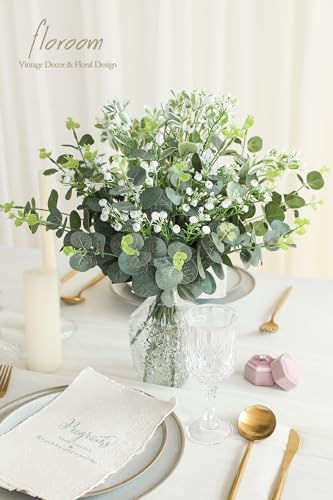 Floroom Artificial Greenery Stems Box Set 25pcs
