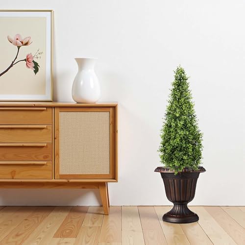 3FT Artificial Boxwood Topiary Tree 2 Pack