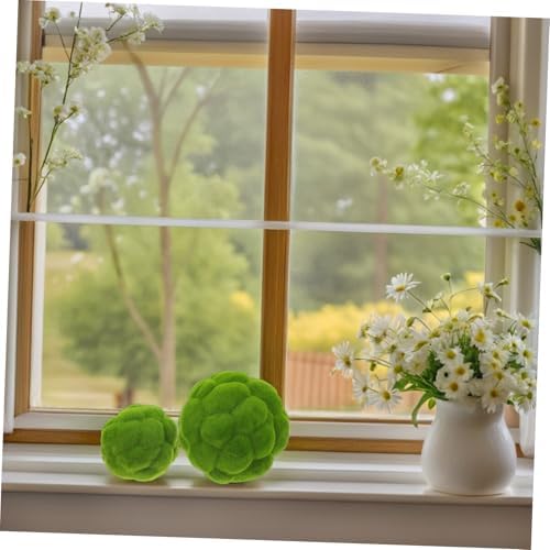 Cabilock 2Pcs Artificial Topiary Balls for Decor Centerpieces