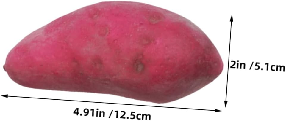 TOYANDONA 6pcs Lifelike Artificial Sweet Potato Decor