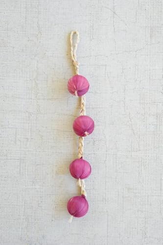 First of a Kind Artificial Purple Onion Strings Decor