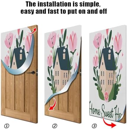 Susiyo Stretch Door Cover for Front Doors 35x79 Inch