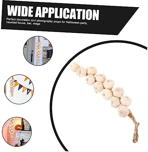 BESPORTBLE Halloween Garlic Artificial Vegetable Hanging String Props