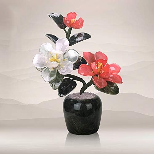 Artificial Peony Bonsai Tree Indoor Decoration