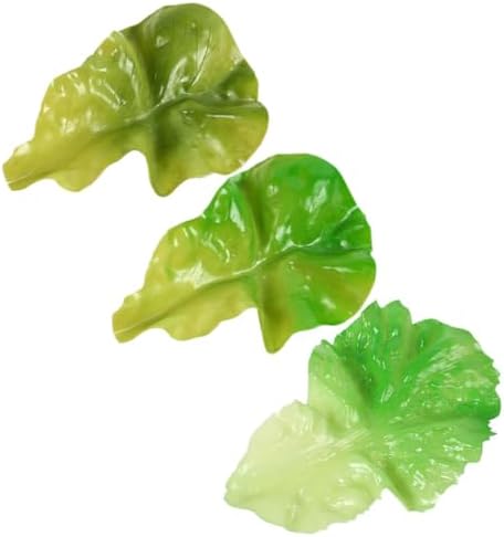 ARTIBETTER Realistic Artificial Lettuce Leaf Decor Set