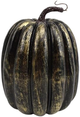 8 Inch Large Plastic Pumpkins for Fall Decor