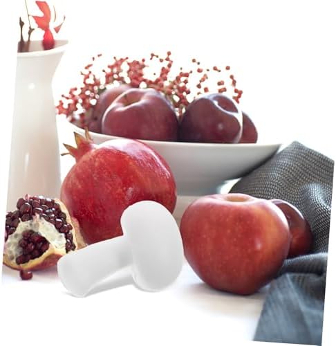 PRETYZOOM Realistic Mushroom Figurines for Kitchen Decor