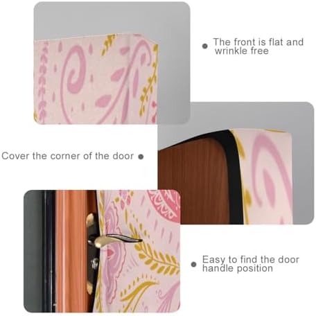 Susiyo Art Floral Butterfly Halloween Door Cover