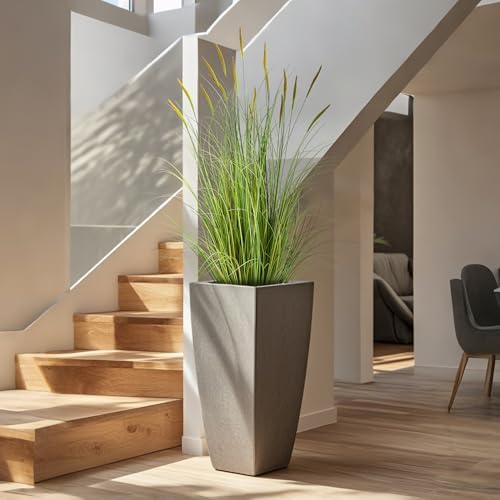 KOL Artificial Cattail Reed Grass Plants 3ft 2 Pack