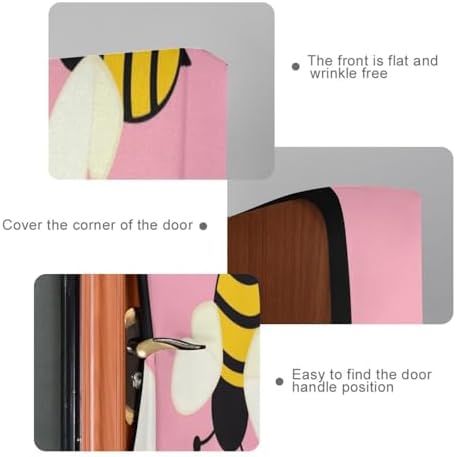 Susiyo Tiny Bee Halloween Door Cover Stretch Fabric 32x79 in