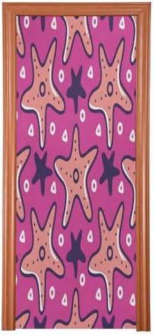 Susiyo Big Starfish Halloween Door Cover 32x79 in