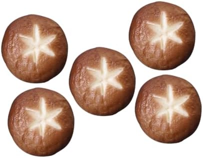 MAGICLULU 5pcs Realistic Shiitake Mushroom Decor Models