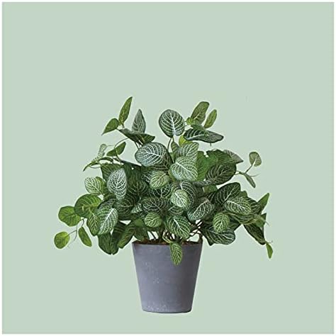 Artificial Bonsai Tree 157 Inch Tall Green Reticulated Leaf Plant