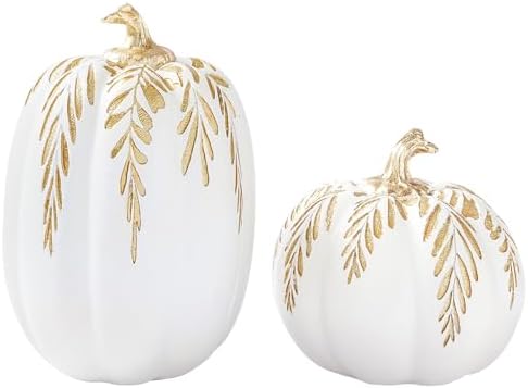 DN DECONATION 2-Pack Fall Pumpkin Decorations