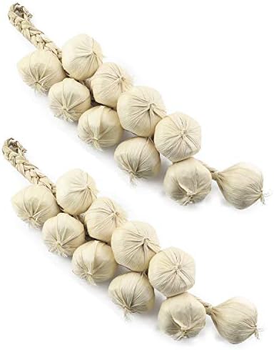 Lifelike Artificial Garlic String 2PCS Kitchen Decoration