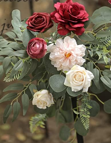 YYHUAWU Artificial Flowers Set for DIY Decorations