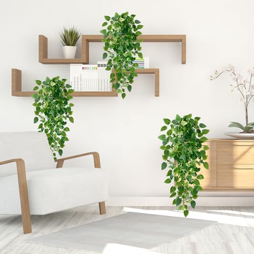 Sggvecsy 4 Pc Artificial Hanging Ivy Plants No Baskets