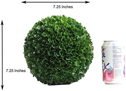 Admired By Nature Artificial Boxwood Topiary Ball 725 Inch