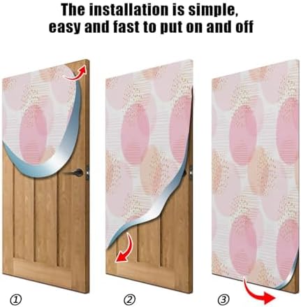 Susiyo Modern Abstract Halloween Door Cover 32x79 in