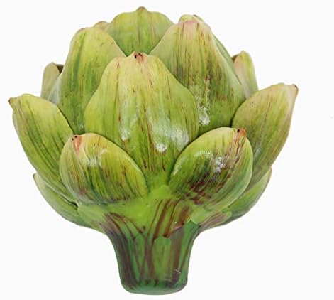 Artificial Artichoke Plastic Flower Decoration Green Small 6 Units