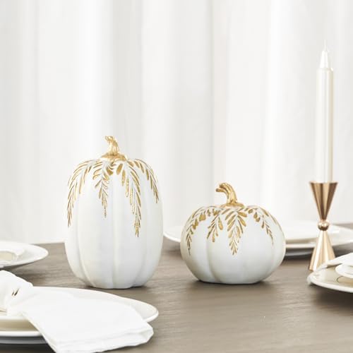 DN DECONATION 2-Pack Fall Pumpkin Decorations