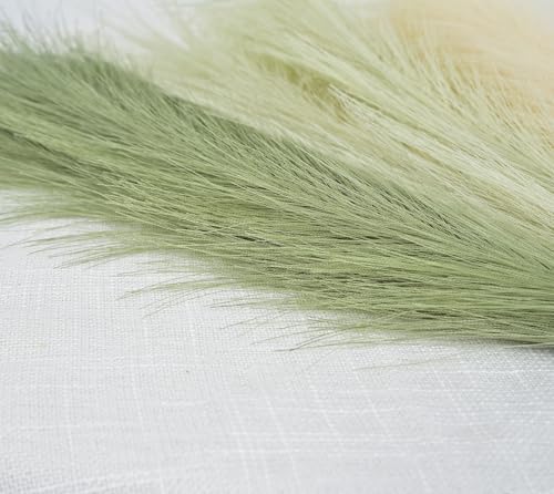 LSKYTOP Green Pampas Grass Decor 23Inch 12pcs Artificial Bouquets