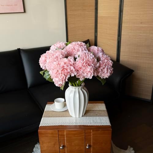 3PCS 22 Inch Realistic Artificial Hydrangea Flowers