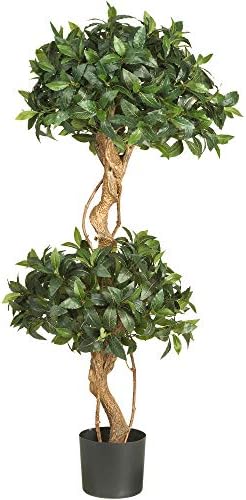 Nearly Natural 4ft Sweet Bay Double Ball Topiary