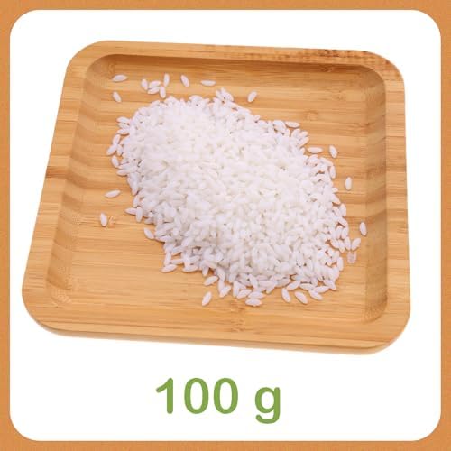 100g Artificial White Rice Realistic Decoration Model