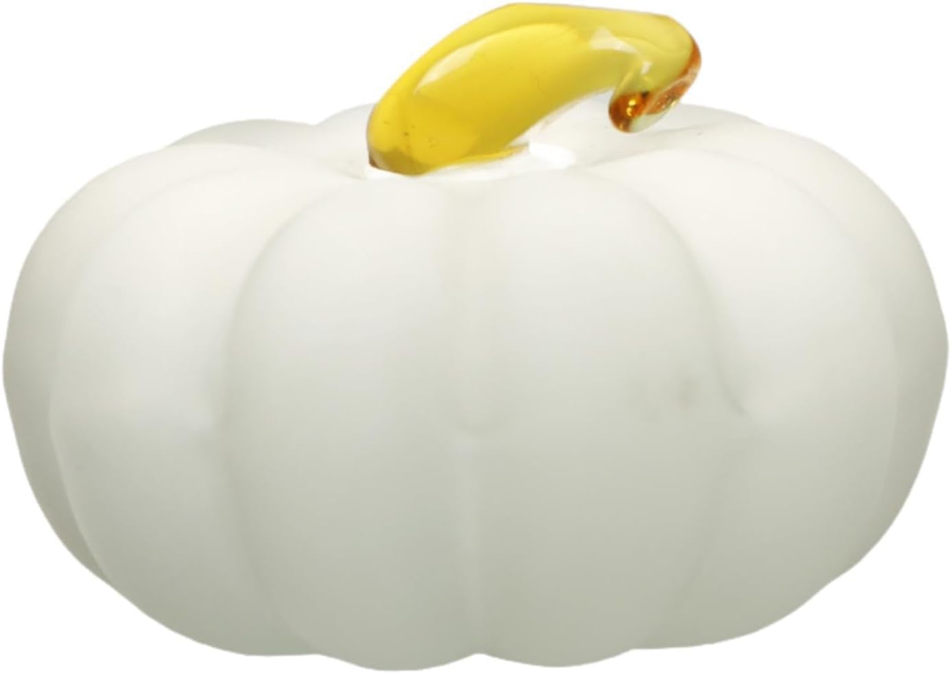 White Crystal Small Pumpkin Decoration Ornament