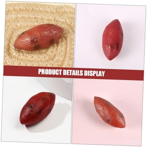 Sosoport 5pcs Realistic Artificial Sweet Potato Decorations
