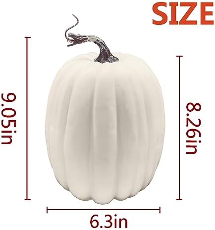 8 Inch Artificial Pumpkin for Fall Decor