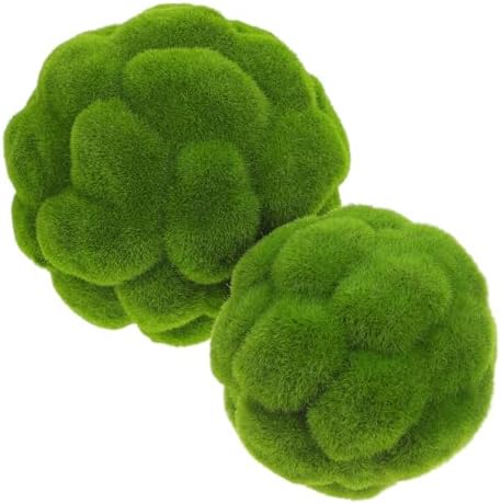 Cabilock 2Pcs Artificial Topiary Balls for Decor Centerpieces