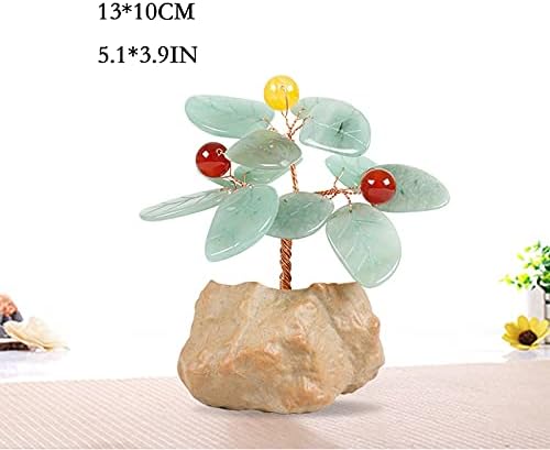 Artificial Bonsai Tree Crystal Pot Wealth Decor