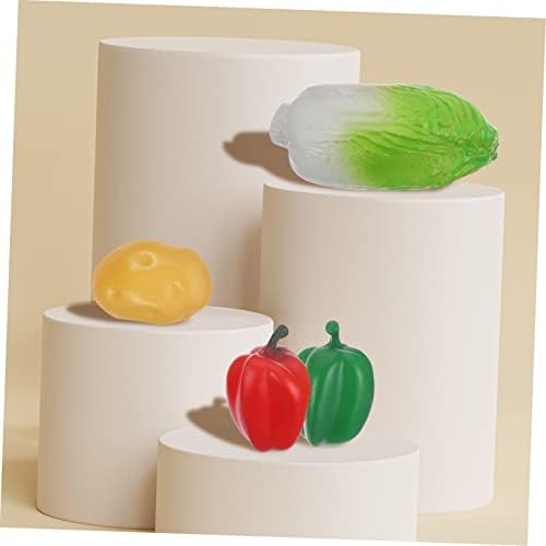 12pcs Artificial Vegetable Models for Educational and Decorative Use